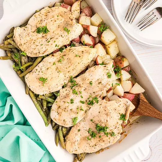 Sheet Pan Simplicity: Roasted Parmesan Chicken & Veggies in 30 Minutes