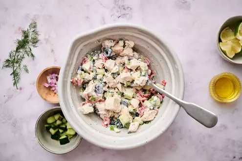 Healthy & Hearty: A Protein-Packed Greek-Style Chicken Salad